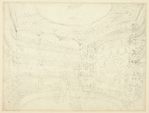 Study for Royal Circus, from Microcosm of London