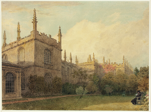 University Buildings from Exeter College Gardens