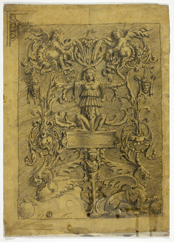 Decorative Design with Putti and Griffins