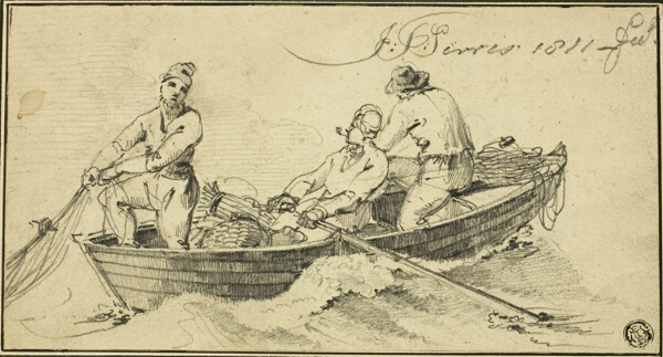 Three Fisherman in a Boat