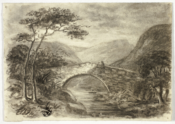 Stone Bridge in Mountains