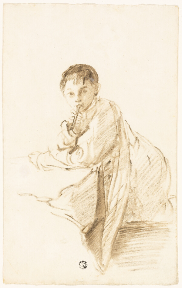 Child with Musical Instrument