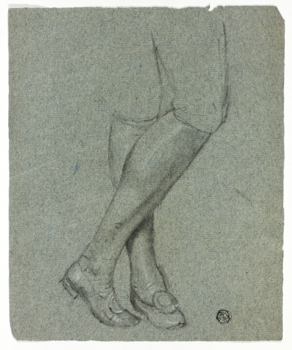 Crossed Legs of Standing Figure
