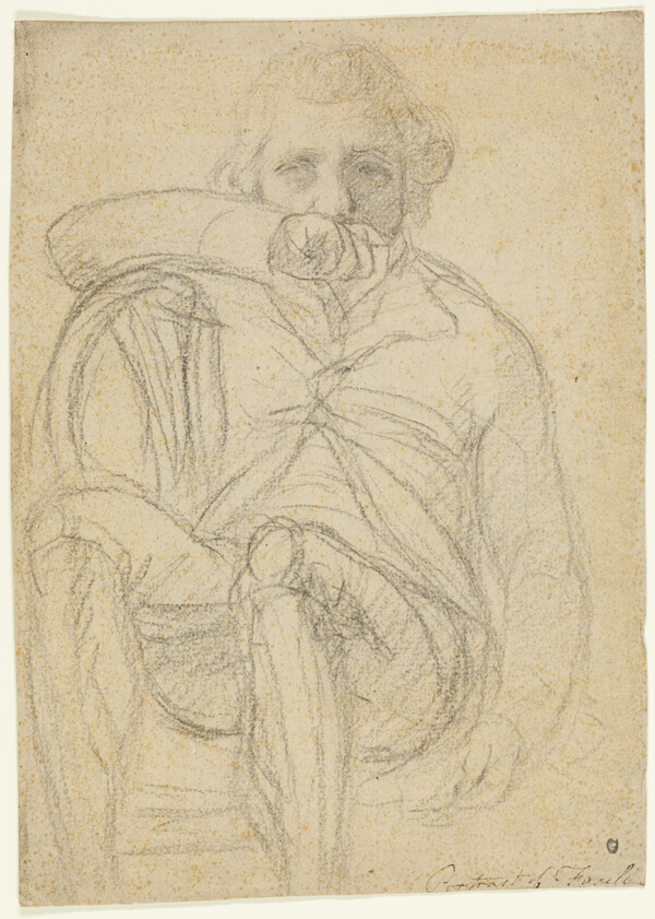 Portrait of Fuseli (recto); Sketch of a Hand (verso)