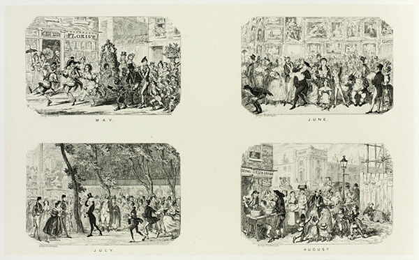 May from George Cruikshank's Steel Etchings to The Comic Almanacks: 1835-1853 (top left)