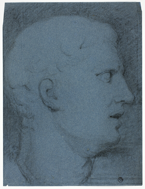 Profile of Head after a Cast (recto and verso)