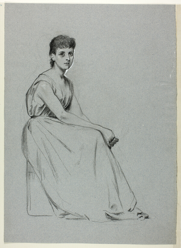 Seated Woman Facing Right