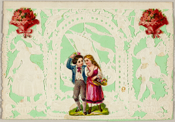 Untitled Valentine (Boy and Girl with Basket)