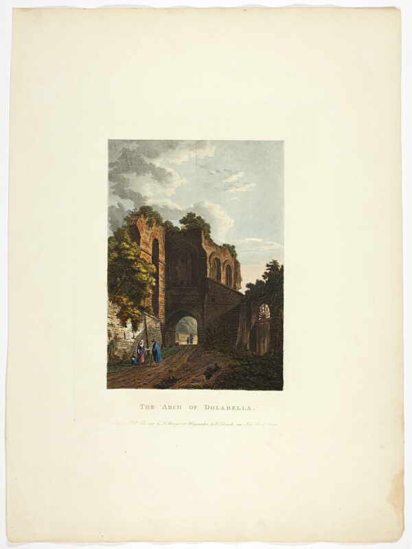 The Arch of Dolabella, plate thirty-five from the Ruins from the Rome