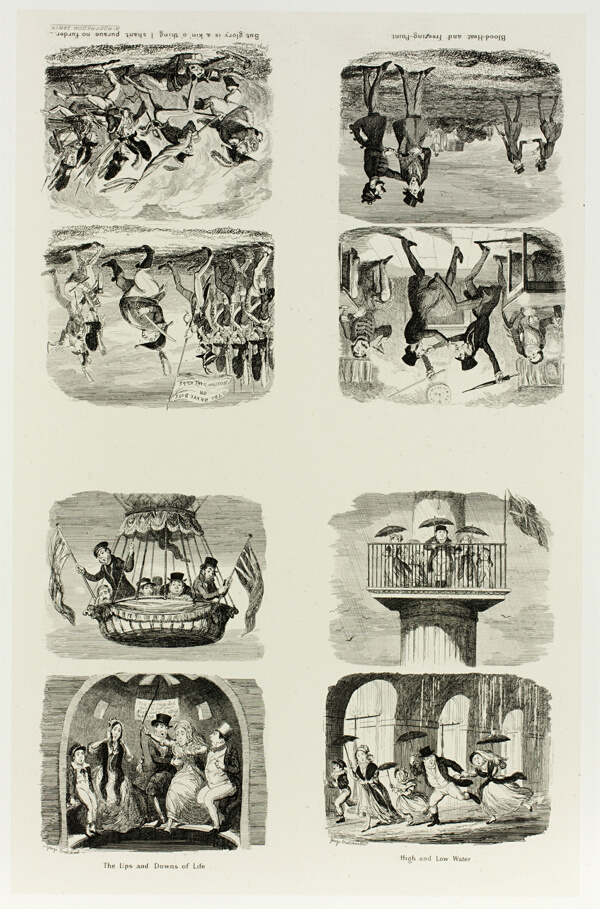High and Low Water from George Cruikshank's Steel Etchings to The Comic Almanacks: 1835-1853 (top left)