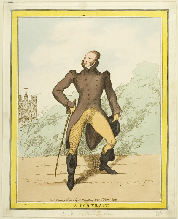 A Portrait: Lord Petersham