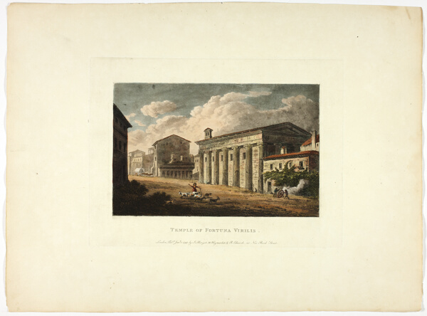 Temple of Fortuna Virilis, plate thirty-four from the Ruins of Rome