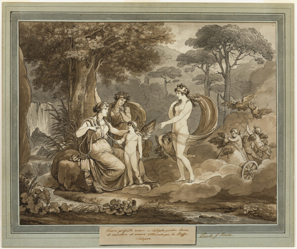 Venus Presents Cupid to  Calypso, from The Adventures of Telemachus, Book 7