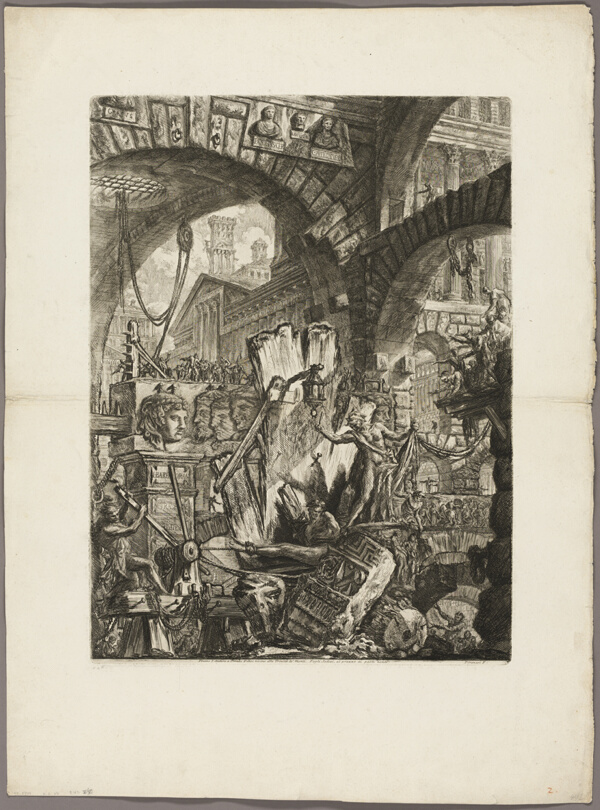 The Man on the Rack, plate 2 from Imaginary Prisons