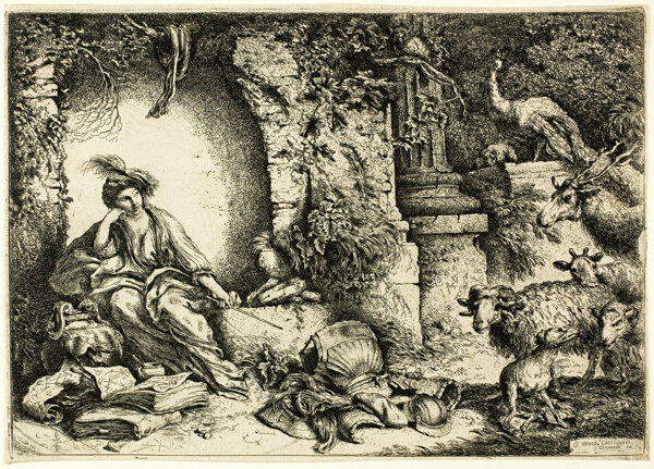 Circe with Companions of Ulysses Changed into Animals