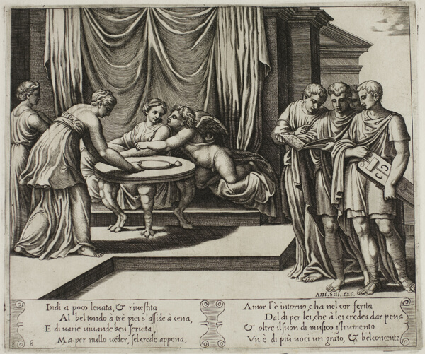 Other Nymphs Serving Psyche at the Table