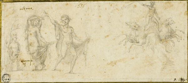 Sketches after the Antique: Bacchic Revels; Neptune in His Chariot