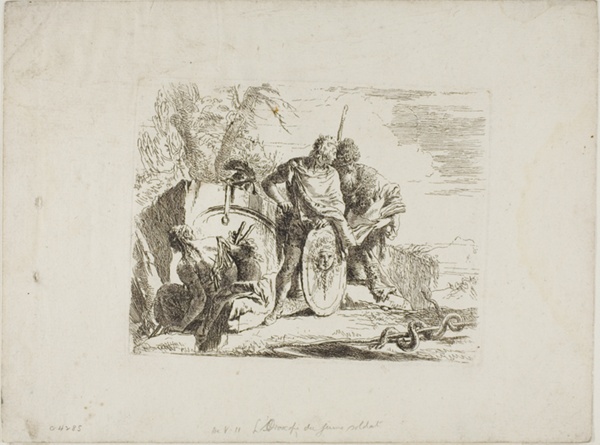 The Astrologer and the Young Soldier, from Capricci