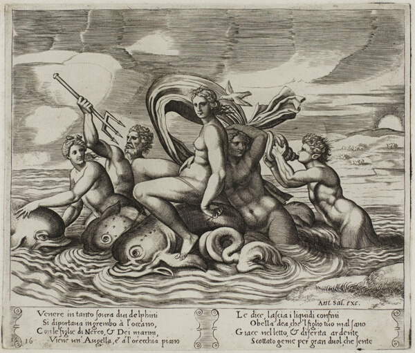 Psyche Served in Her Bath by Nymphs She Cannot See