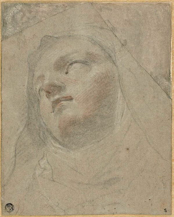 Head of a Dominican Nun: Study for the Ecstasy of Saint Dominic