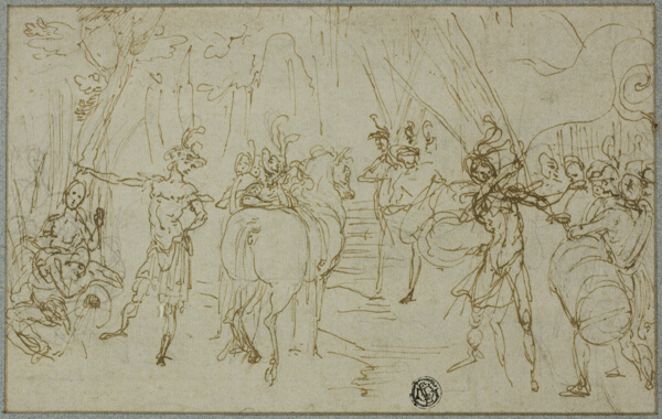 Scene with Soldiers