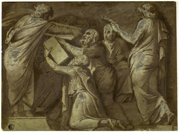 Numa Pompilius Giving the Laws to the Romans
