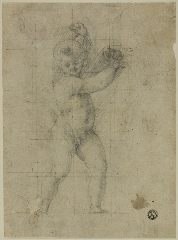 Putto with Raised Arms