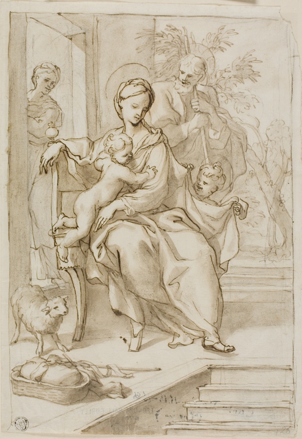 Holy Family with Saint Anne and Infant Saint John the Baptist