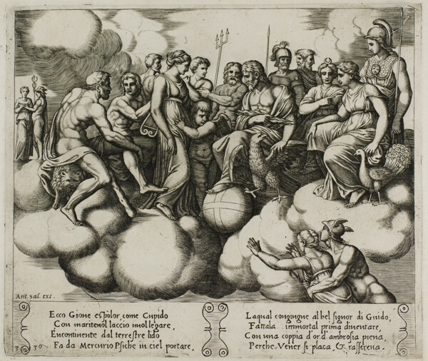 Venus and Cupid Pleading Their Cause in the Presence of Jupiter and Other Gods