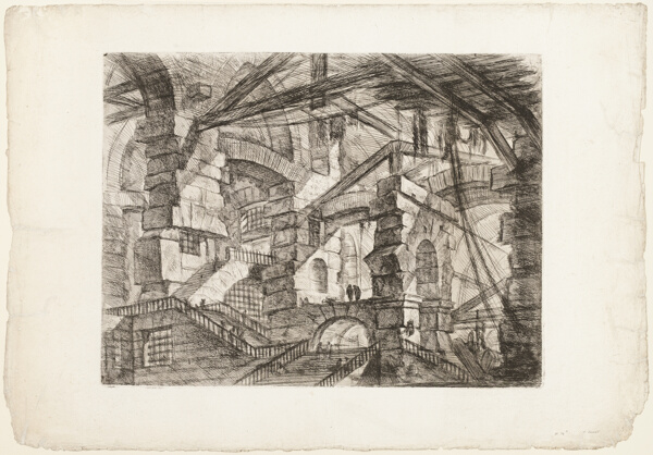 The Gothic Arch, plate 14 from Imaginary Prisons