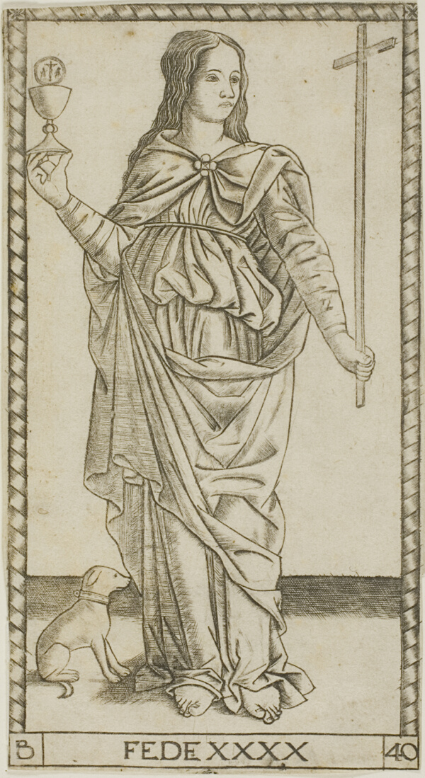 Faith, plate 40 from Genii and Virtues