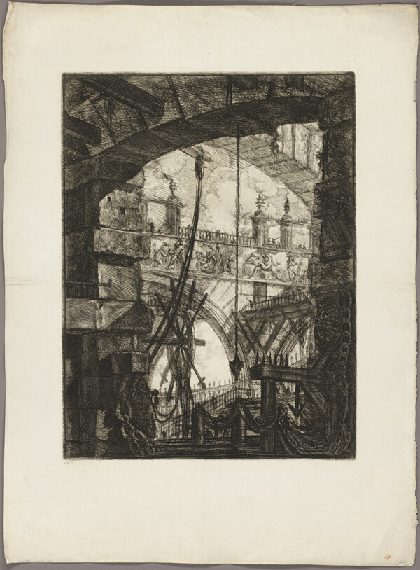 The Grand Piazza, plate 4 from Imaginary Prisons