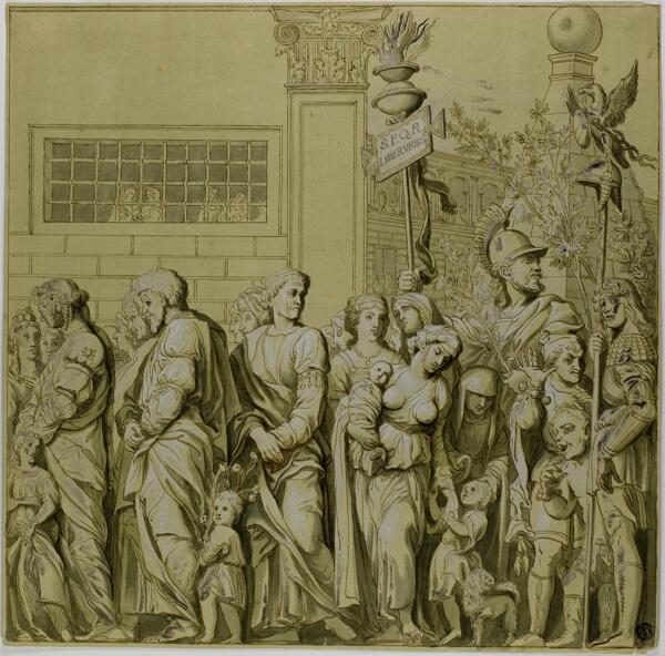 Triumphs of Julius Caesar: Canvas No. VII