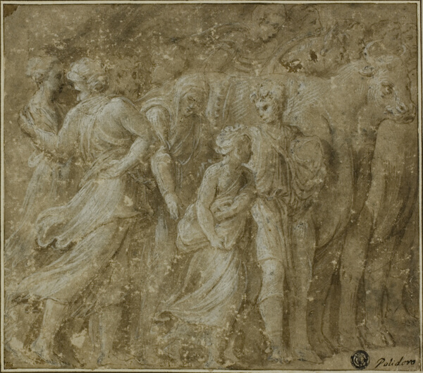 Procession of Figures and Oxen
