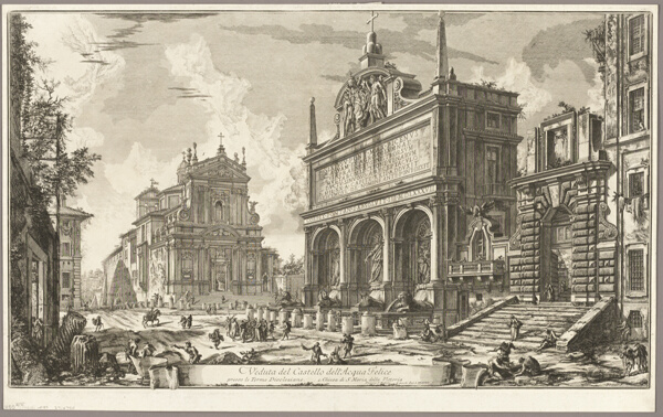View of the Fountainhead of the Acqua Felice, from Views of Rome