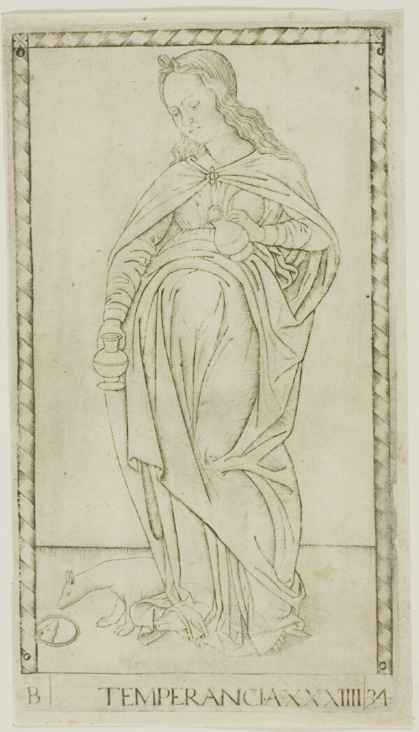 Temperance, plate 34 from Genii and Virtues