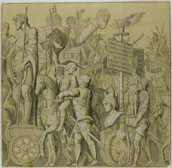 Triumphs of Julius Caesar: Canvas No. II