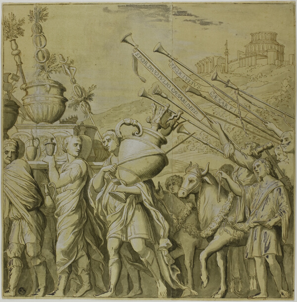 Triumphs of Julius Caesar: Canvas No. IV