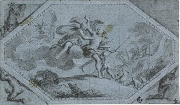 Ceiling Decoration with Venus and Adonis