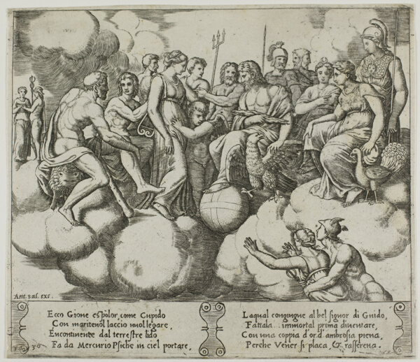 Venus and Cupid Pleading Their Cause in the Presence of Jupiter and Other Gods