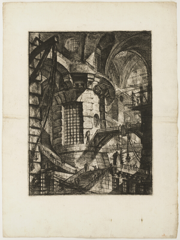 The Round Tower, plate 3 from Imaginary Prisons