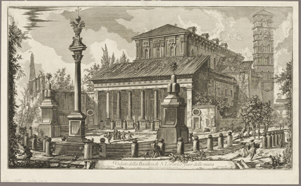 View of the Basilica of S. Lorenzo fuori delle Mura [S. Lorenzo outside the Walls], from Views of Rome