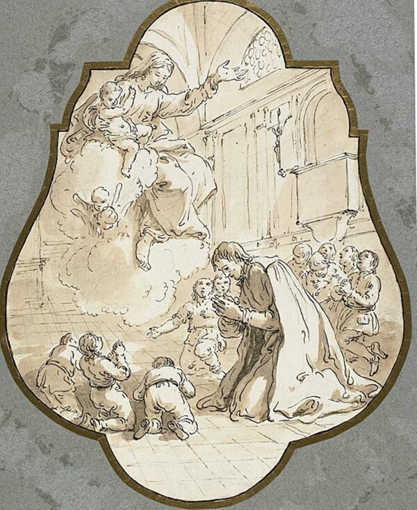 The Virgin Appearing to Saint Filippo Neri and His Pupils