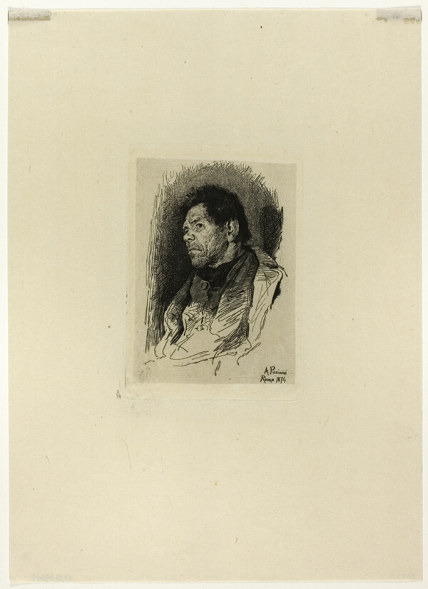 Seated Man Facing Left