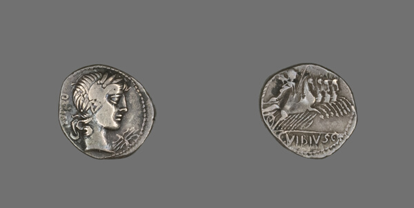 Denarius (Coin) Depicting the God Apollo