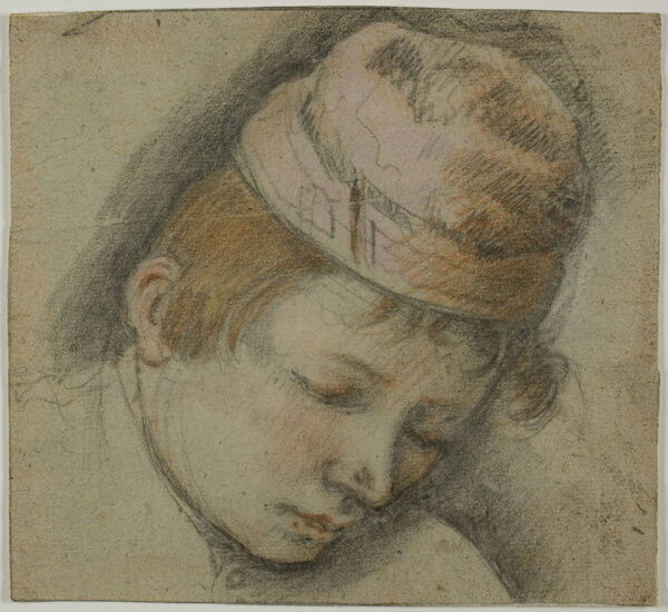 Head of Youth in a Pink Cap