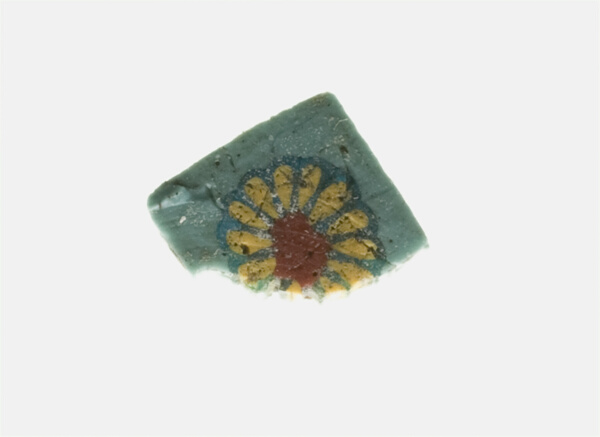 Fragment of an Inlay Depicting a Rosette