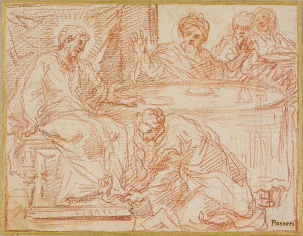 Magdalene Washing Christ's Feet