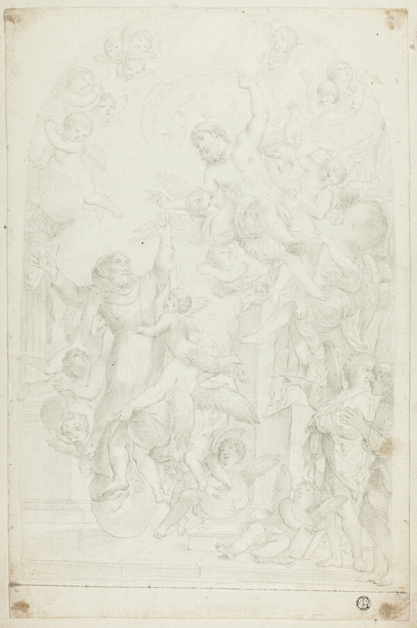 Christ Appearing to Monastic Saint in Ecstasy