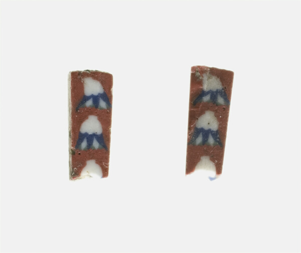 Fragments of Inlays Depicting Lotus Buds (?)